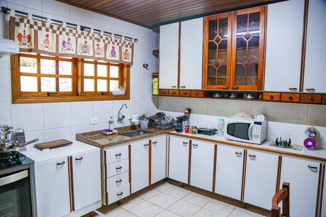 Chale Belga Em Condominio - 1,2 Km Do Centro Turistico Capivari Campos do Jordao Luaran gambar